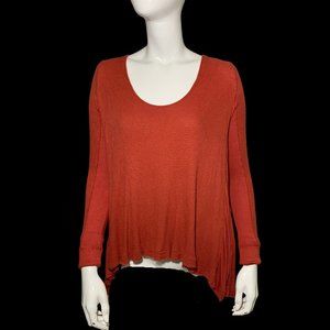 Free People Waffle Weave Stretch Sweater